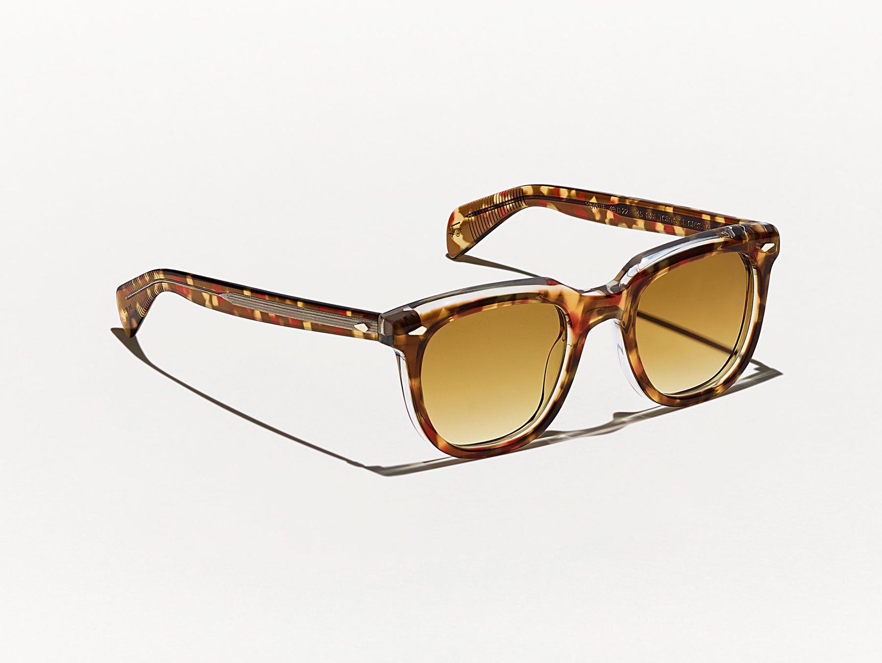 The YONTIF SUN in Tortoise/Crystal with Chestnut Fade Tinted Lenses