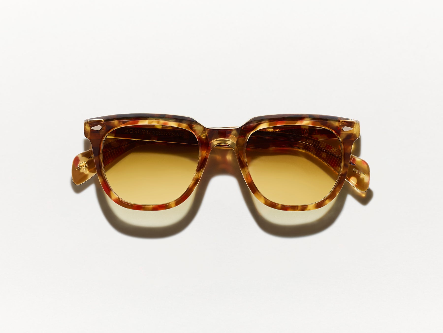 The YONTIF SUN in Tortoise/Crystal with Chestnut Fade Tinted Lenses