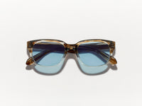 #color_brown smoke | The ZINDIK SUN in Brown Smoke with Blue Glass Lenses