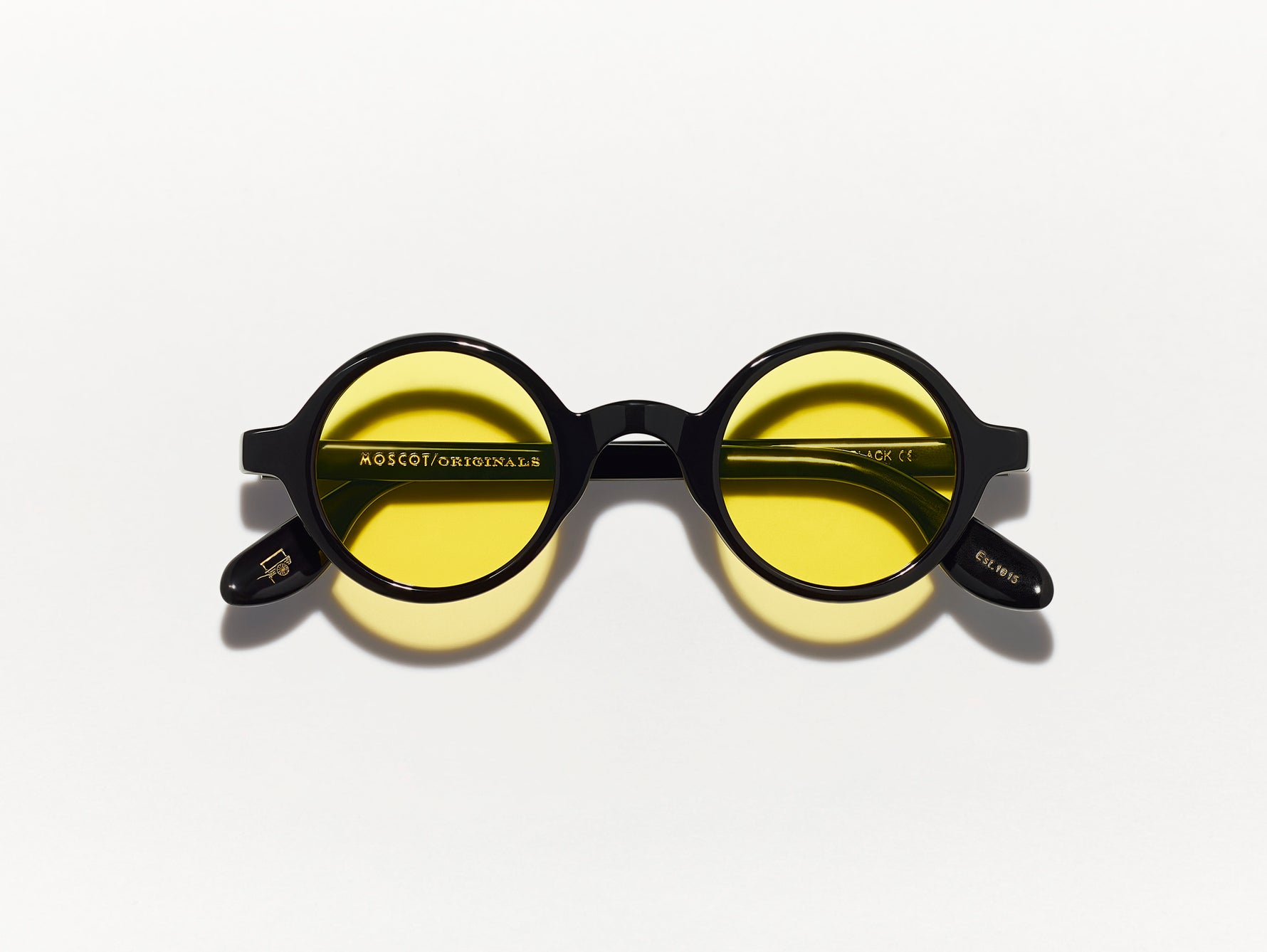 The ZOLMAN in Black with Mellow Yellow Tinted Lenses